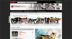 Desktop Screenshot of budapestaukcio.hu